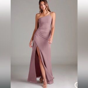 Azazie Eren Dusty Rose Bridesmaid Dress